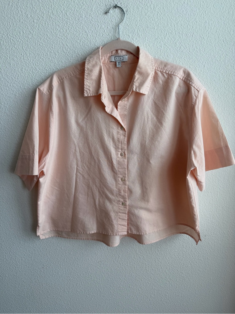 AYR Button Down Short Sleeve Flowy Xl